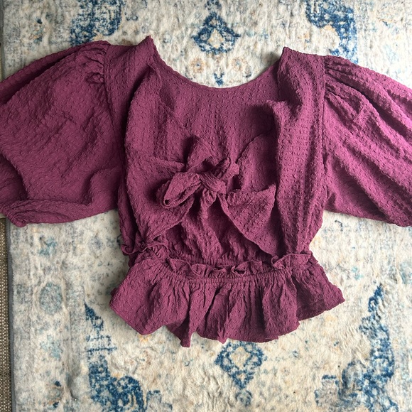 Free People Jasmine Top- Fuchsia ✨ - Picture 4 of 12